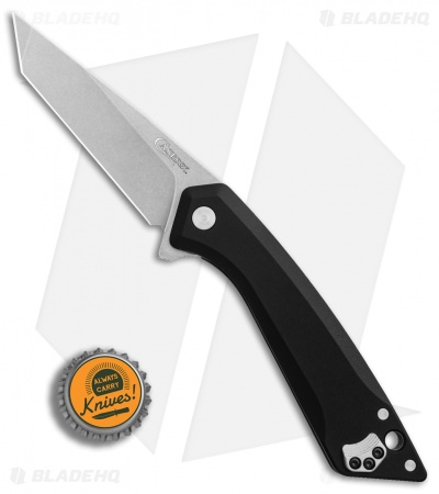 Case XX CG01 Tanto Flipper Knife Black Aluminum (3.4" Stonewash)