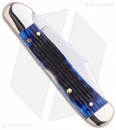 Case Mini Copperlock Pocket Knife 3.625" Blue Bone (61749L SS) 02864