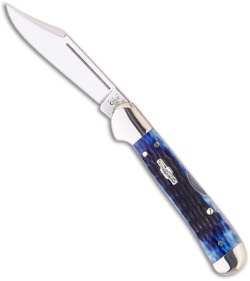 Case Mini Copperlock Pocket Knife 3.625" Blue Bone (61749L SS) 02864