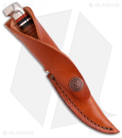 Case Small Leather Hunter Knife Fixed Blade (M3-FINN) 0379