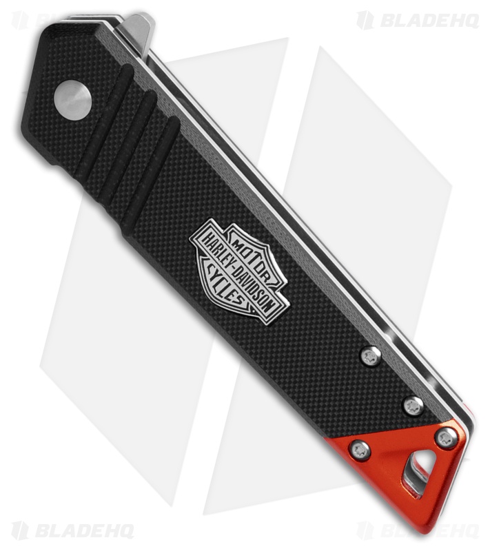 Case Knives Harley Davidson TecX Black/Orange