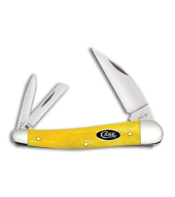 Case Knives Seahorse Whittler Knife 4" Yellow Bone (6355WH SS) 20028