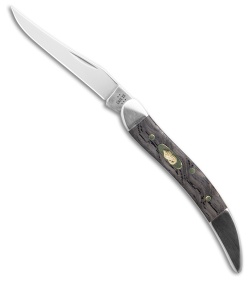 Case Knives Texas Toothpick Knife Black Curly Oak (710096 SS) 14009 | 223394