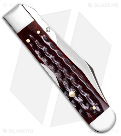 Case Knives Cheetah Cub Knife 3.5" Pocket Worn Old Red Bone (611 1/2L SS) 10309