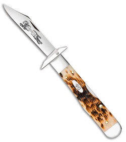 Case Knives Cheetah Cub Knife 3.5" Amber Bone (611 1/2L SS) 10812