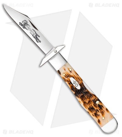 Case Knives Cheetah Cub Knife 3.5" Amber Bone (611 1/2L SS) 10812