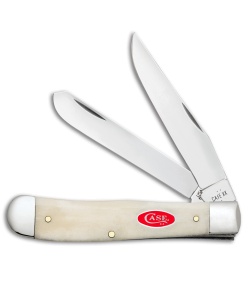 Case Knives Trapper Knife 4.1" Smooth Natural Bone (6254 SS) 14020