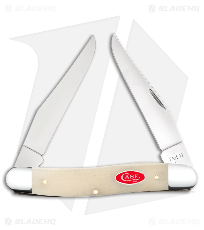 Case Knives Muskrat Knife 3.9" Smooth Natural Bone (Muskrat SS) 14022