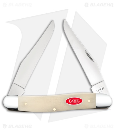 Case Knives Muskrat Knife 3.9" Smooth Natural Bone (Muskrat SS) 14022