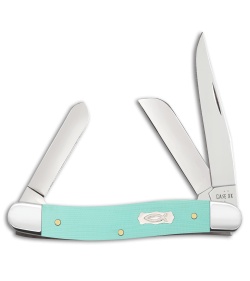 Case Knives Medium Stockman Knife 3.6" Seafoam Green G-10 (10318 SS) 18111