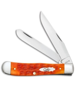 Case Knives Trapper Knife 4.1" Tequila Sunrise Bone (6254 SS) 57530