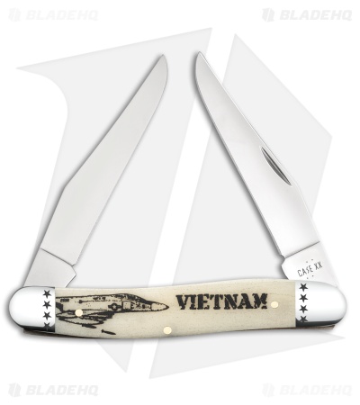 Case Knives Muskrat Vietnam War Knife 3.9" Smooth Bone (Muskrat SS) 58492