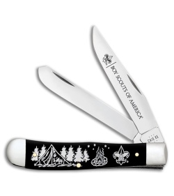 Case Knives BSA Trapper Knife 4.1" Black Synthetic (2254 SS) 18088