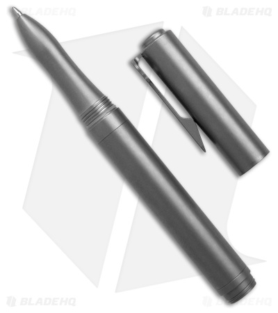 Chaves Knives Twist Cap Pen -  Stonewash Titanium