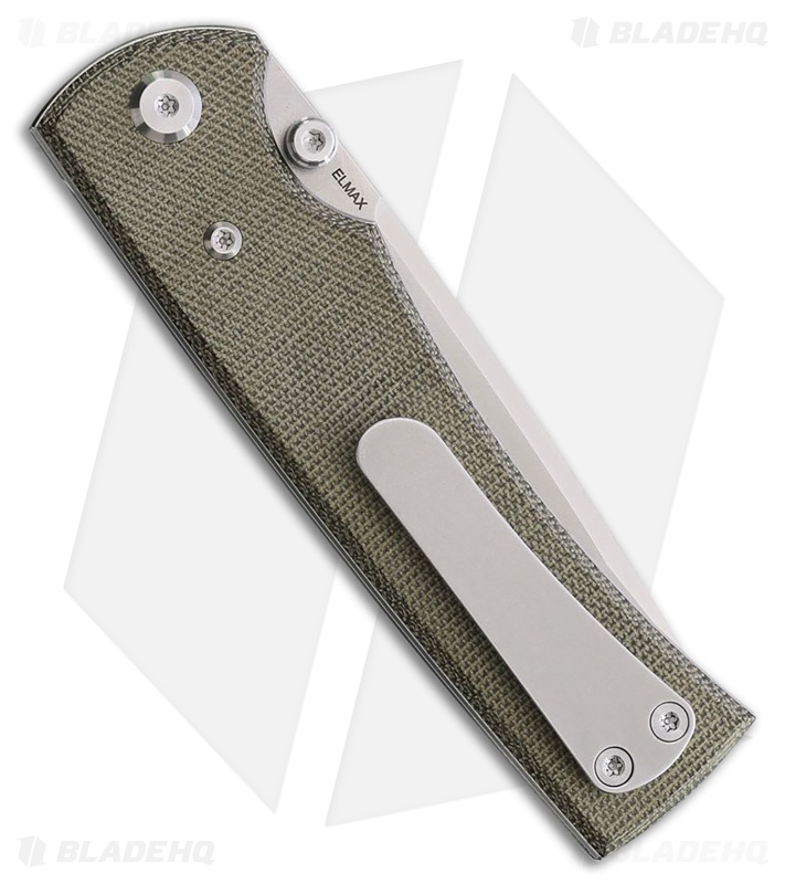 Chaves Knives Liberation 229 Tanto Knife Green Micarta (3.5" Satin)