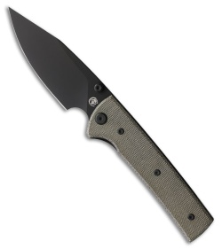 Chaves Knives Scapegoat 229 Spearpoint Green Micarta (4.00"Black)