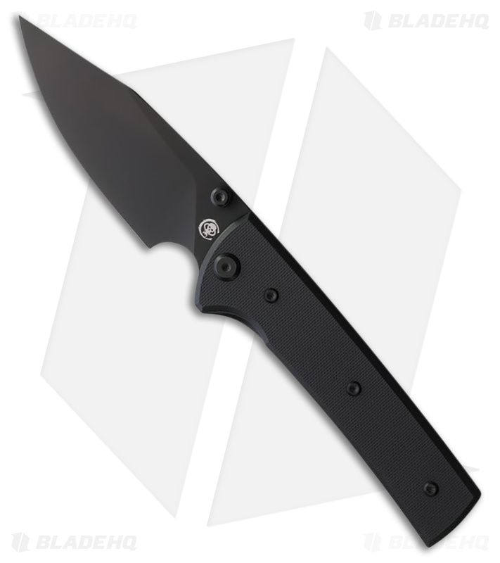 Chaves Knives Blue Label Scapegoat Street Knife Black G-10 (3.5" Black)