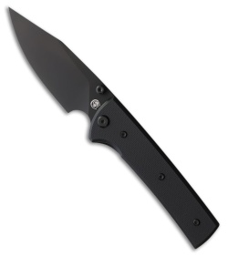 Chaves Knives Blue Label Scapegoat Street Knife Black G-10 (3.5" Black)