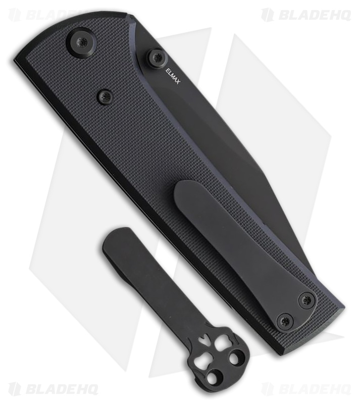 Chaves Knives Blue Label Scapegoat Street Knife Black G-10 (3.5" Black)