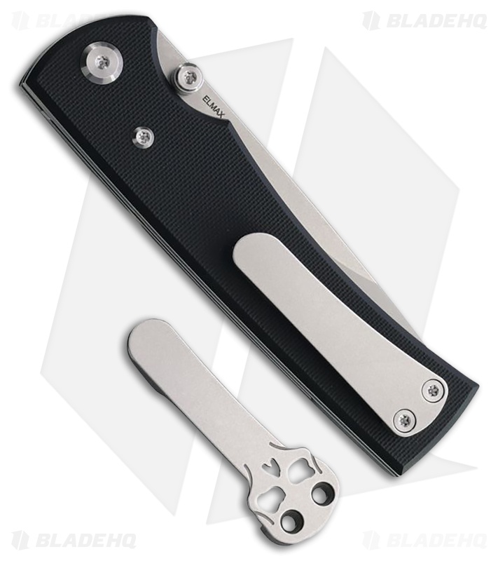 Chaves Knives Liberation 229 Drop Point Knife Black G-10 (3.5" Satin)