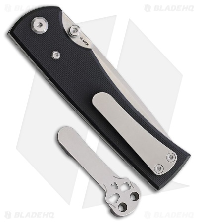 Chaves Knives Liberation 229 Tanto Knife Black G-10 (3.5" Satin)