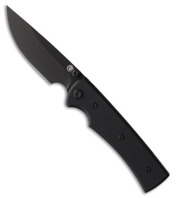 Chaves Knives Liberation 229 Drop Point Knife Black G-10 (3.5" PVD)