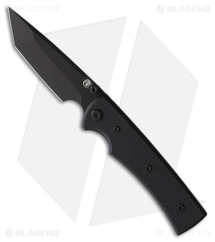 Chaves Knives Liberation 229 Tanto Knife Black G-10 (3.5" PVD)