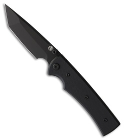 Chaves Knives Liberation 229 Tanto Knife Black G-10 (3.5" PVD)