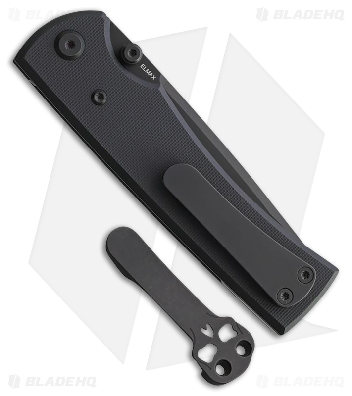 Chaves Knives Liberation 229 Tanto Knife Black G-10 (3.5" PVD)
