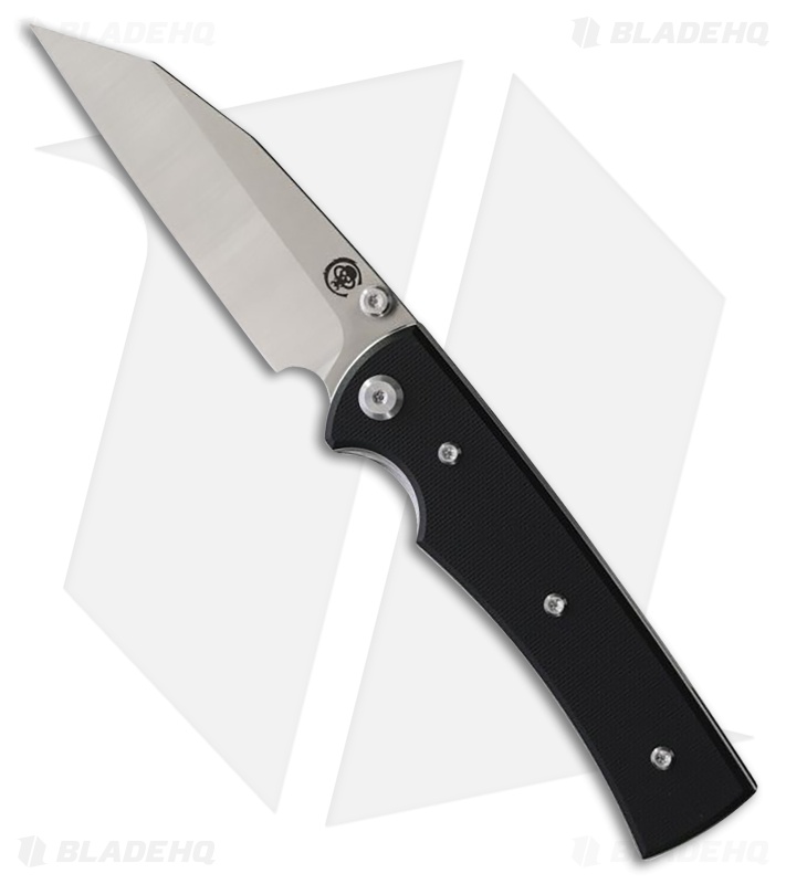 Chaves Knives Blue Label Sangre 229 Liner Lock Knife Black G-10 (3.5" Satin)