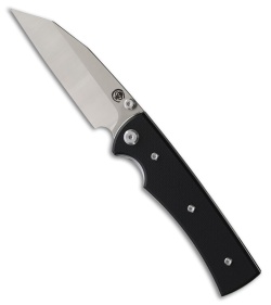 Chaves Knives Blue Label Sangre 229 Liner Lock Knife Black G-10 (3.5" Satin)