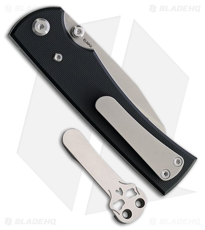 Chaves Knives Blue Label Sangre 229 Liner Lock Knife Black G-10 (3.5" Satin)