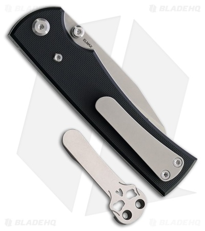 Chaves Knives Blue Label Sangre 229 Liner Lock Knife Black G-10 (3.5" Satin)