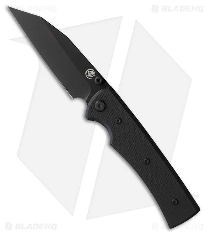 Chaves Knives Blue Label Sangre 229 Liner Lock Knife Black G-10 (3.5" Black)