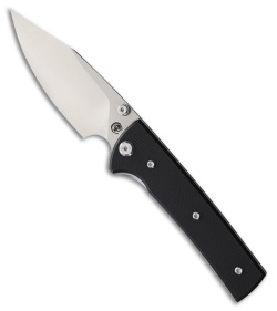 Chaves Knives Scapegoat 229 Spearpoint Black G10 (4.00"Stonewash)