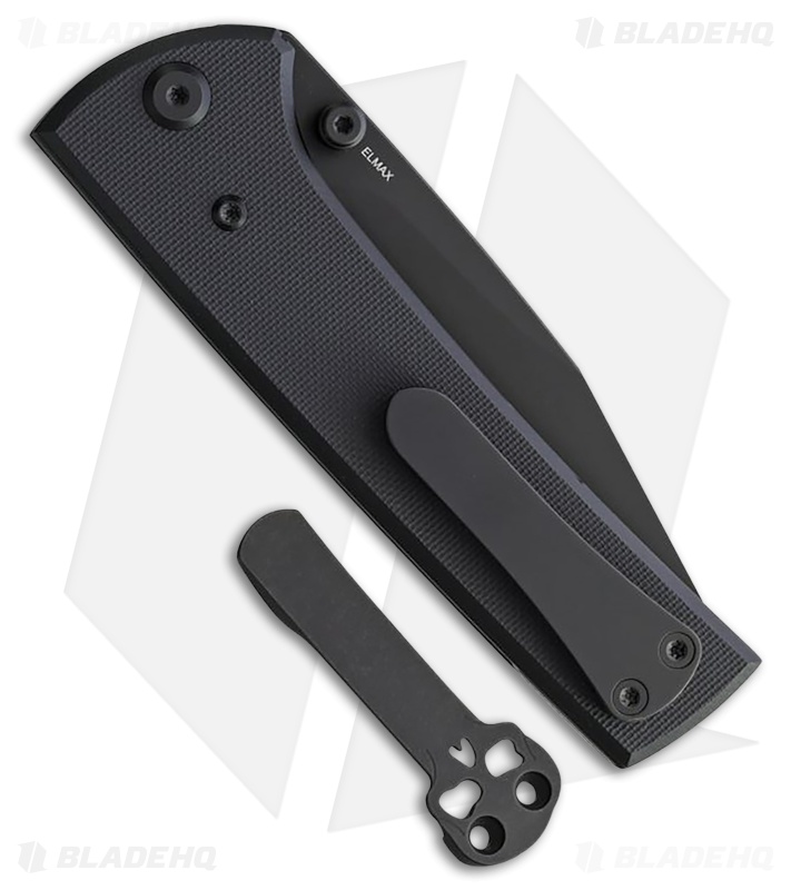 Chaves Knives Scapegoat 229 Spearpoint Black G10 (4.00"Black)