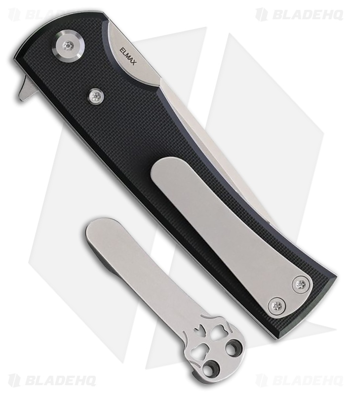 Chaves Knives Liberation Street Tanto Knife Black G-10 (3.1" Satin)