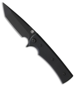 Chaves Knives Liberation Street Tanto Knife Black G-10 (3.1" Black PVD)