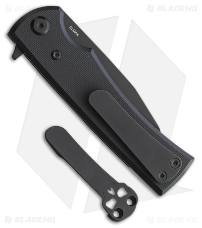 Chaves Knives Blue Label Sangre Street Knife Black G-10 (3.5" Black PVD)