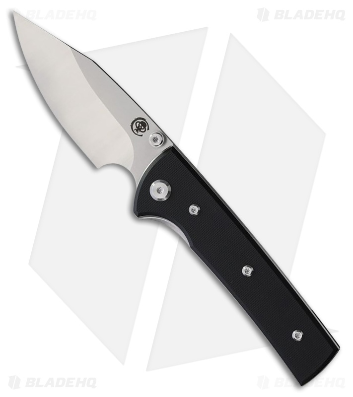 Chaves Knives Blue Label Scapegoat Street Knife Black G-10 (3.5" Satin)