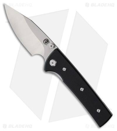 Chaves Knives Blue Label Scapegoat Street Knife Black G-10 Satin