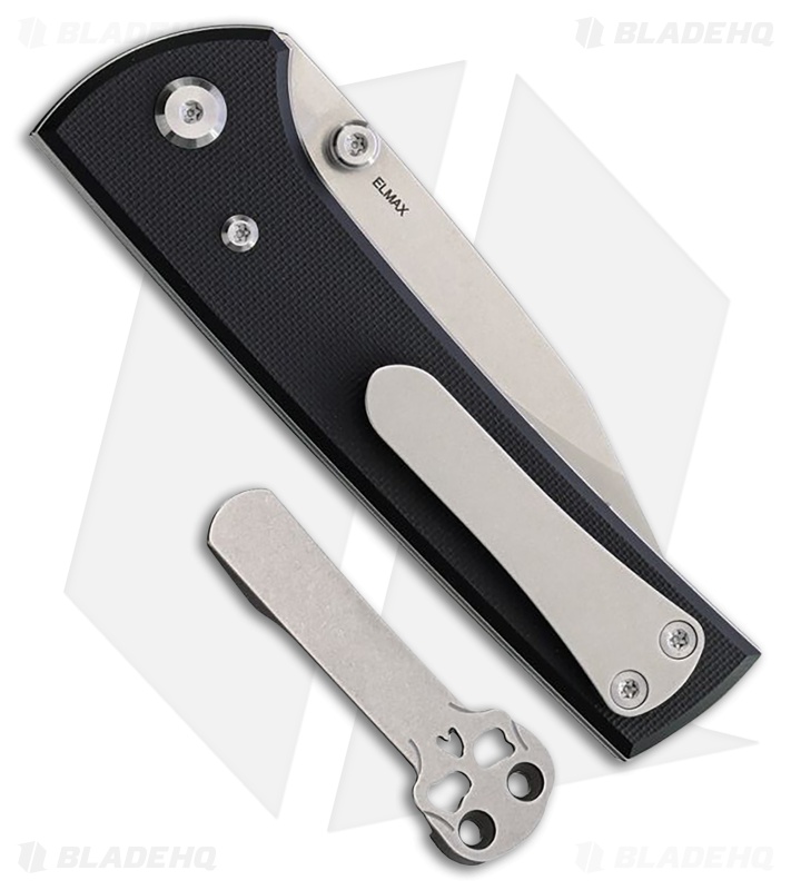 Chaves Knives Blue Label Scapegoat Street Knife Black G-10 Satin