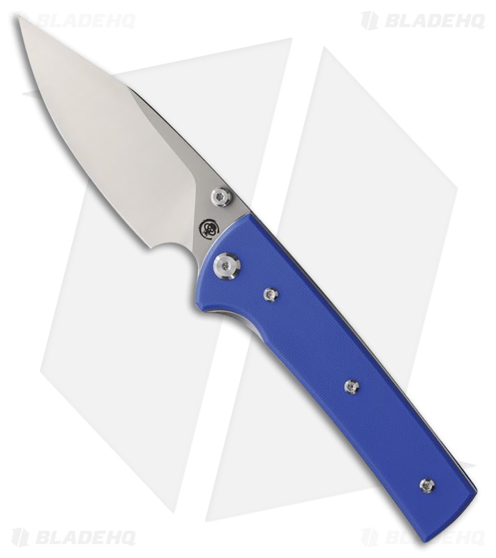 Chaves Knives Scapegoat 229 Spearpoint Blue G10 (4.00"Stonewash)