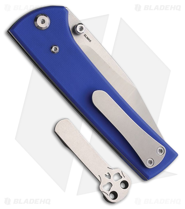 Chaves Knives Scapegoat 229 Spearpoint Blue G10 (4.00"Stonewash)
