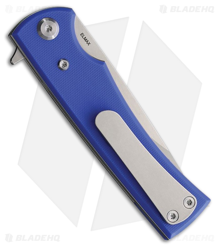 Chaves Knives Liberation Street Drop Point Knife Blue G-10 (3.1" Satin)