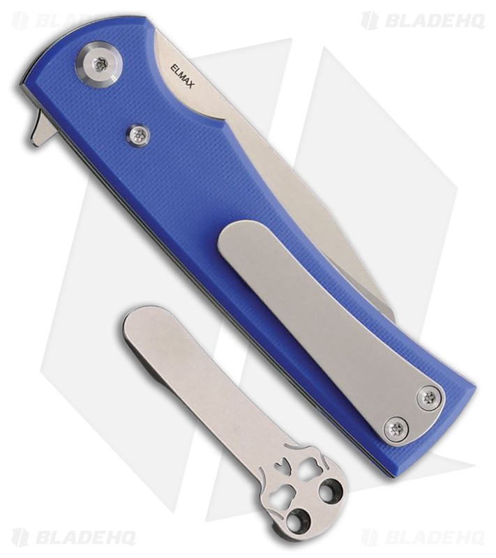 Chaves Knives Blue Label Sangre Street Knife Blue G-10 (3.5" Satin)