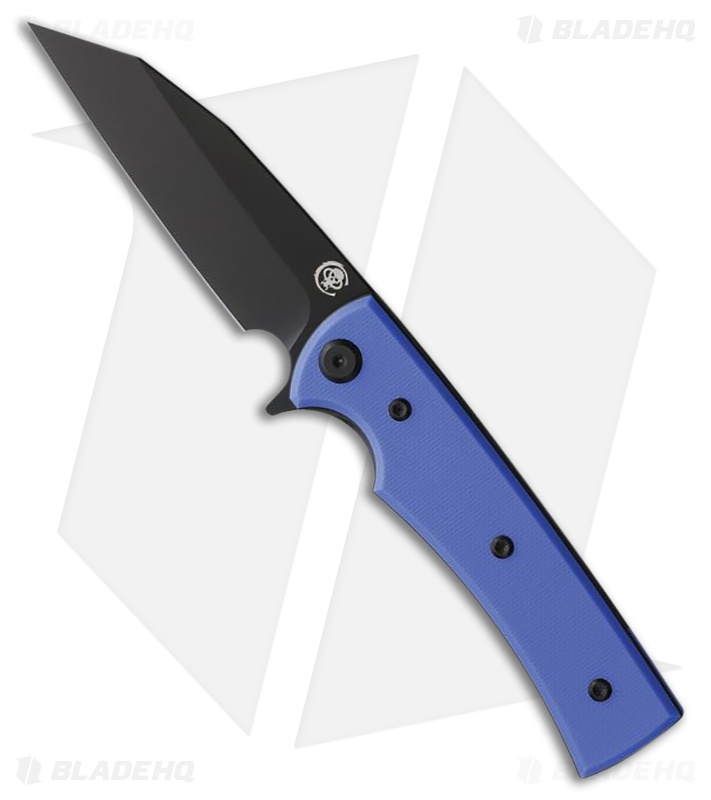 Chaves Knives Blue Label Sangre Street Knife Blue G-10 (3.5" Black PVD)