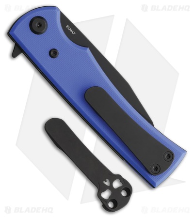 Chaves Knives Blue Label Sangre Street Knife Blue G-10 (3.5" Black PVD)