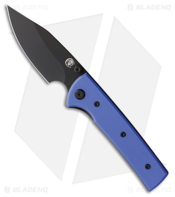 Chaves Knives Blue Label Scapegoat Street Knife Blue G-10 Black