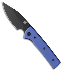 Chaves Knives Blue Label Scapegoat Street Knife Blue G-10 (3.5" Black)